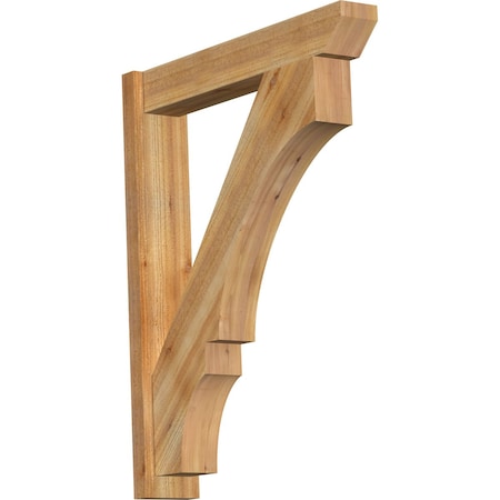 Ekena Millwork Balboa Slat Rough Sawn Outlooker, Western Red Cedar, 6"W x 32"D x 40"H OUT06X32X40BOA06RWR
